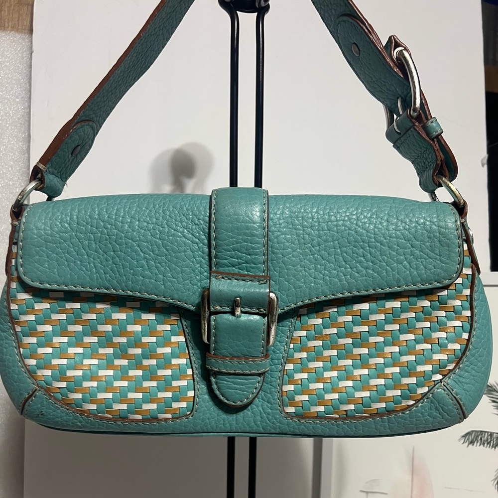 Michael kors  teal/turquoise shoulder bag - Picture 3 of 15